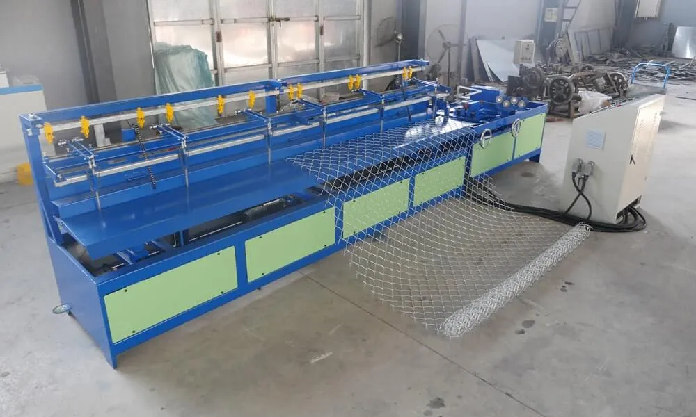 semi automatic chain link machine