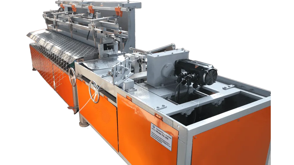 semi automatic chain link machine